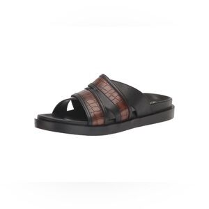 STACY ADAMS MONDO Cross Strap Slide Sandal